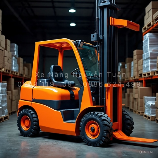Xe nâng Reach Truck Toyota 2025 – Giải pháp tối ưu cho kho hẹp & giá kệ cao | Xe Nâng Nguyễn Tuấn