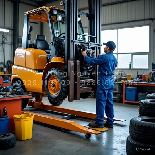 Hướng dẫn bảo dưỡng xe nâng Toyota để tăng tuổi thọ & hiệu suất | Xe Nâng Nguyễn Tuấn