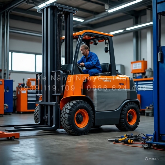 Hướng dẫn bảo dưỡng xe nâng Toyota để tăng tuổi thọ & hiệu suất | Xe Nâng Nguyễn Tuấn