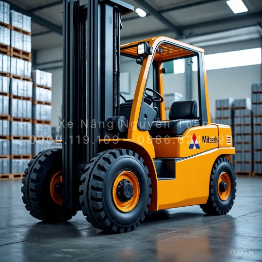Xe Nâng Dầu 3 Tấn Mitsubishi – Hiệu Suất Cao, Bền Bỉ Với Thời Gian