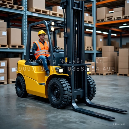 Xe Nâng Dầu 4 Tấn – 5 Tấn – 5,5 Tấn Mitsubishi: Sức Mạnh Vượt Trội Cho Công Nghiệp Nặng