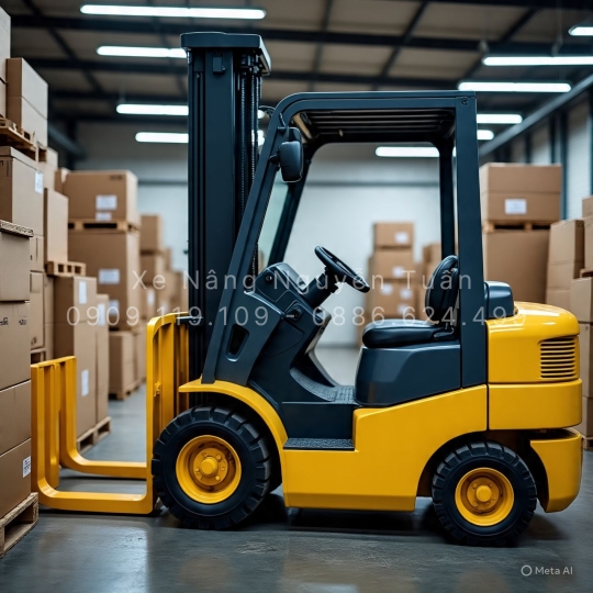 Xe Nâng Komatsu 1.5 Tấn – Máy Dầu Bền Bỉ, Tiết Kiệm, Giá Tốt