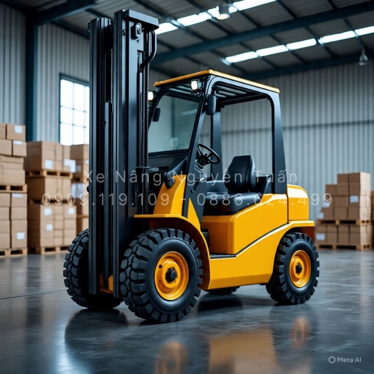 Xe Nâng Komatsu 1.5 Tấn – Máy Dầu Bền Bỉ, Tiết Kiệm, Giá Tốt