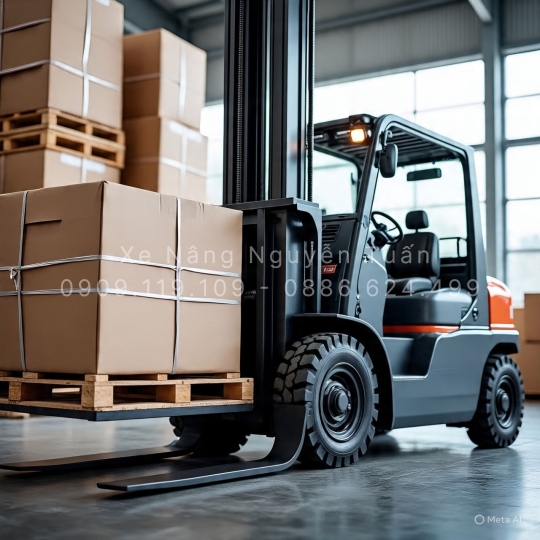 Xe Nâng Dầu Mitsubishi 5 Tấn – Sức Mạnh Cho Nâng Hạ Hạng Nặng