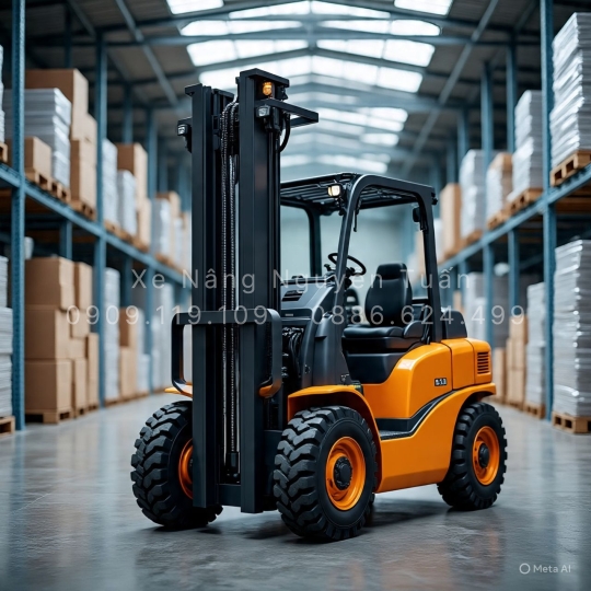 Xe Nâng Dầu Mitsubishi 5 Tấn – Sức Mạnh Cho Nâng Hạ Hạng Nặng