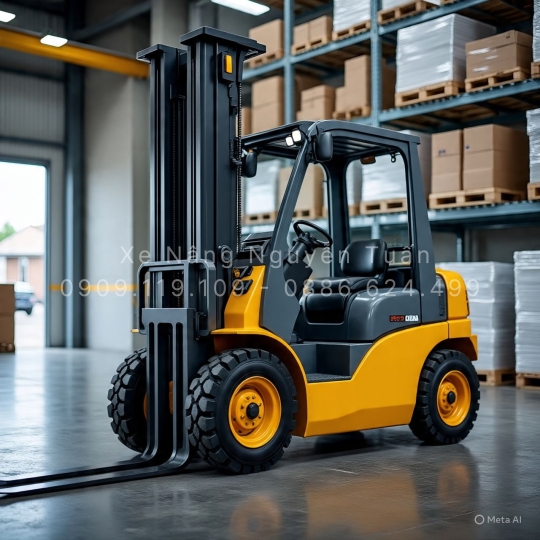 Xe Nâng Dầu 4.5 Tấn Mitsubishi – Hiệu Suất Cao Cho Công Việc Nặng Nhọc