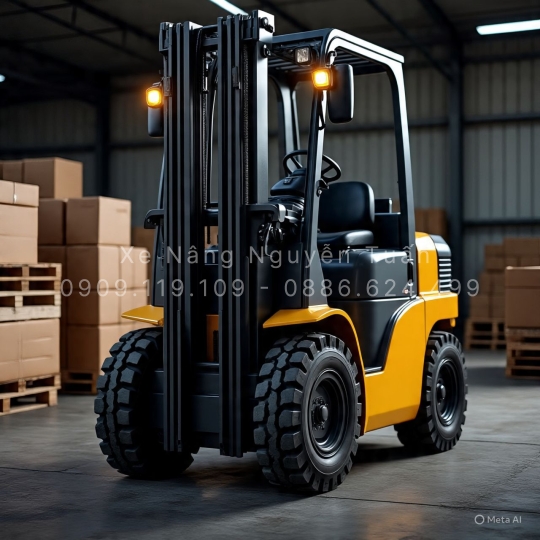Xe Nâng Dầu 4.5 Tấn Mitsubishi – Hiệu Suất Cao Cho Công Việc Nặng Nhọc