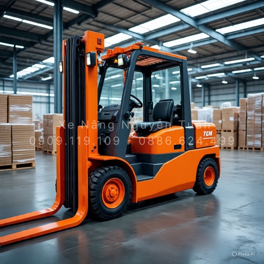 Xe Nâng TCM 3.5 Tấn Số Tự Động – Giải Pháp Nâng Hạ Tối Ưu Cho Doanh Nghiệp