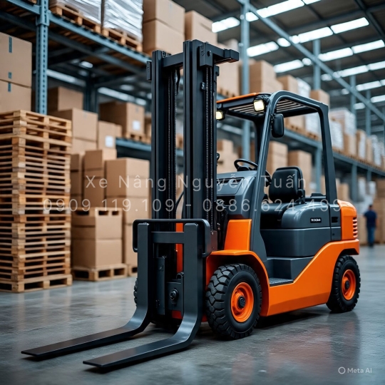 Xe Nâng Kẹp Thùng Carton Toyota – Giải Pháp Nâng Hạ Không Dùng Pallet Cho Kho Hàng Hiện Đại