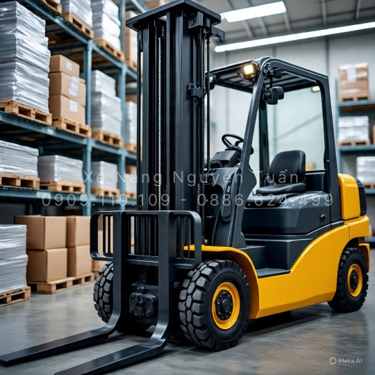 Xe Nâng Komatsu 3 Tấn – Máy Dầu, Số Tự Động | Sức Mạnh Vượt Trội, Vận Hành Êm Ái