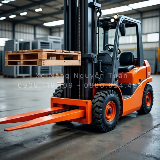 Xe nâng dầu 7 tấn Nissan – Sức mạnh vượt trội cho kho bãi & công trình