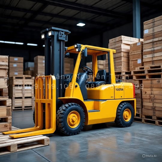 Xe Nâng Kẹp Thùng Carton Toyota – Giải Pháp Nâng Hạ Không Dùng Pallet Cho Kho Hàng Hiện Đại