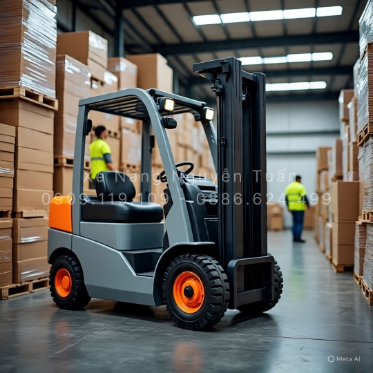 Xe nâng điện đứng lái 1.5 tấn Nissan Unicarriers – Giải pháp nâng hạ linh hoạt cho kho hàng hiện đại