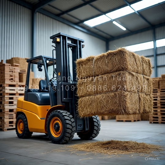 Xe Nâng Càng Kẹp Vuông Toyota – Bale Clamp: Giải Pháp Nâng Hạ Hàng Kiện Hiệu Quả Không Cần Pallet