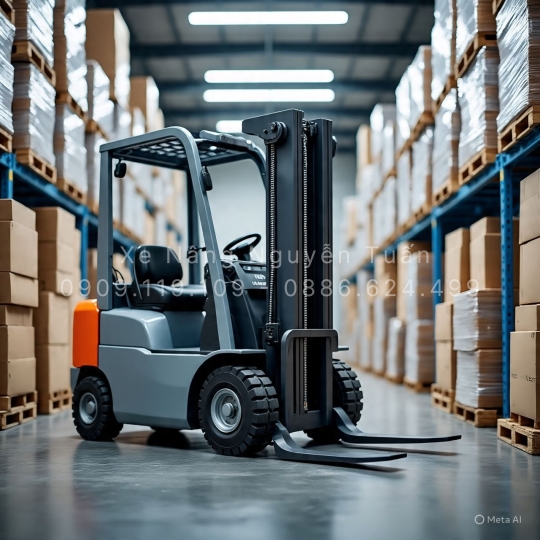 Xe nâng điện đứng lái 1.5 tấn Nissan Unicarriers – Giải pháp nâng hạ linh hoạt cho kho hàng hiện đại