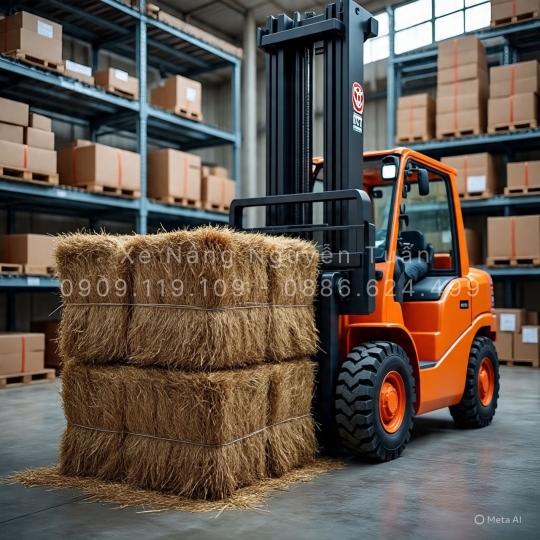 Xe Nâng Càng Kẹp Vuông Toyota – Bale Clamp: Giải Pháp Nâng Hạ Hàng Kiện Hiệu Quả Không Cần Pallet