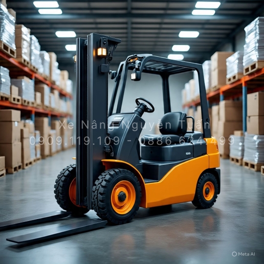 Xe nâng điện ngồi lái Nissan 2 tấn – Giải pháp nâng hạ tối ưu cho doanh nghiệp hiện đại