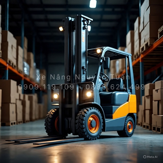 Xe Nâng Càng Xoay Toyota Full Rotating – Giải Pháp Xoay Đổ Hàng Linh Hoạt Cho Công Nghiệp