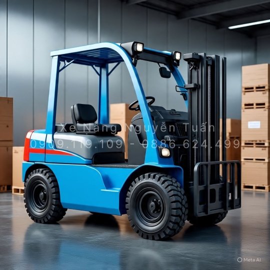 Xe nâng dầu 5 tấn Nissan – Sức mạnh nâng hạ tối ưu cho công nghiệp nặng